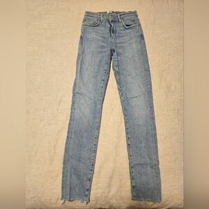 Abercrombie Ankle Straight Ultra High Rise Jeans